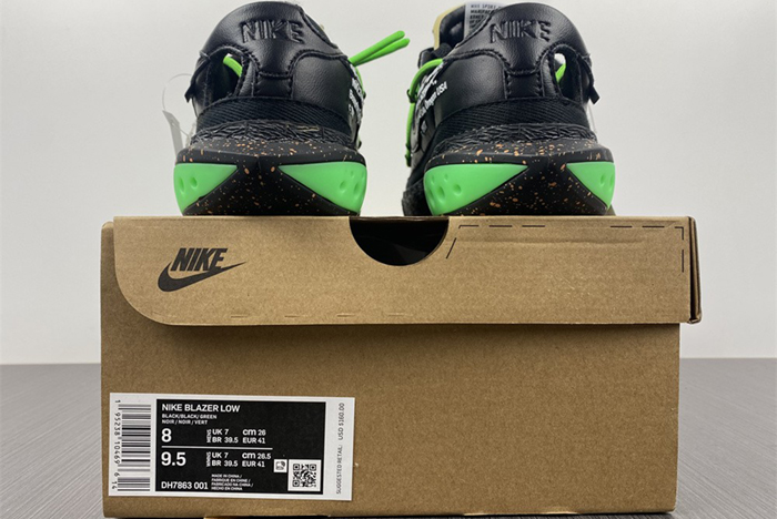 Nike Blazer Low x Off-White "Black / Green"