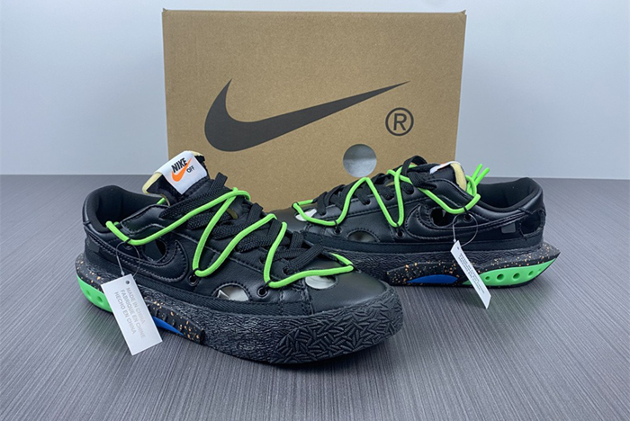 Nike Blazer Low x Off-White "Black / Green"