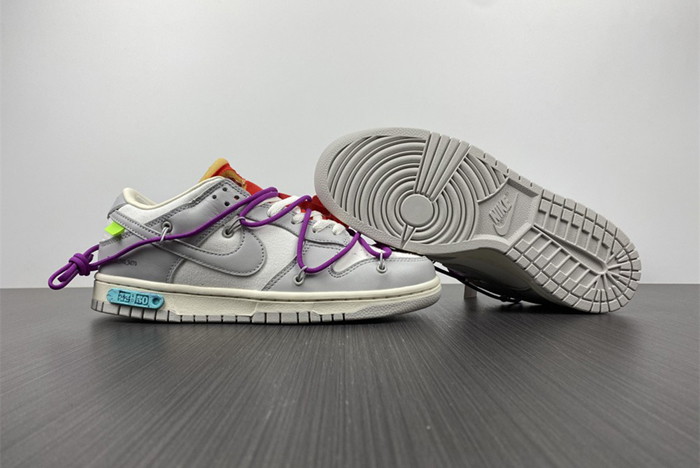 Off-White x Nike Dunk Low "The 50" No.45OW 1-50 DM1602-101