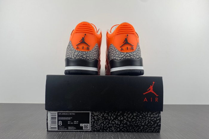 Air Jordan 3 Retro "Orange" CT8532-801