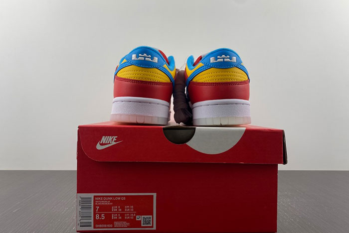 LeBron James x Nike Dunk Low “Fruity Pebbles DH8009-600