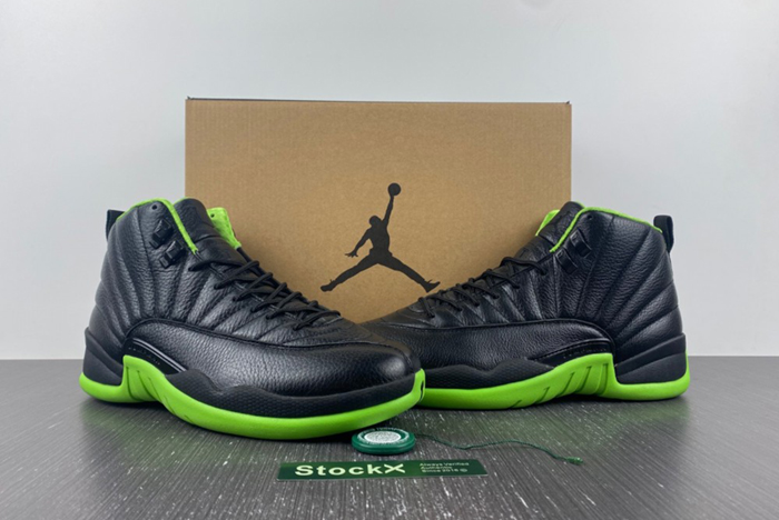 Air Jordan 12 green black