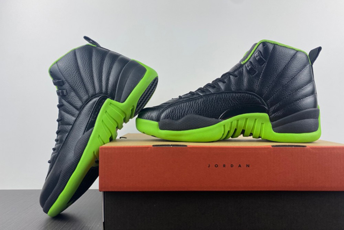 Air Jordan 12 green black