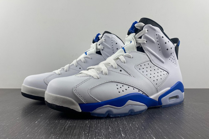 AIR JORDAN 6 RETRO ''SPORT BLUE 384664-107