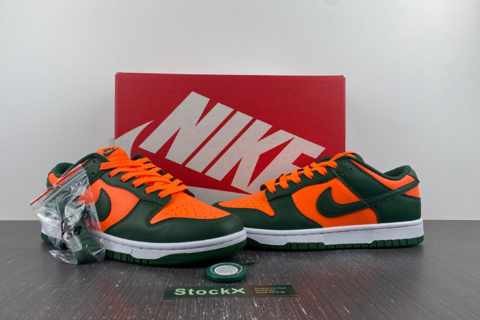 Nike Dunk Low "Miami Hurricanes" Is Unveiled