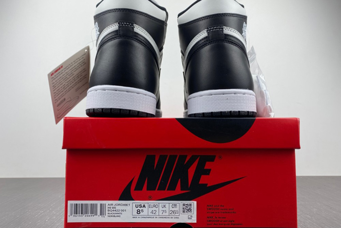 Air Jordan 1 High ’85 “Black White” BQ4422-001