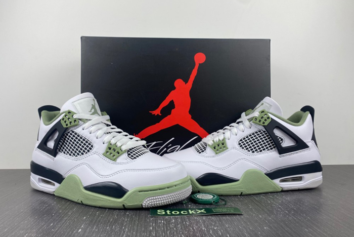 Air Jordan 4 WMNS “Seafoam AQ9129-103