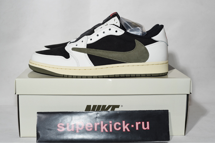Travis Scott x Air Jordan 1 Low OG Olive DZ4137-106