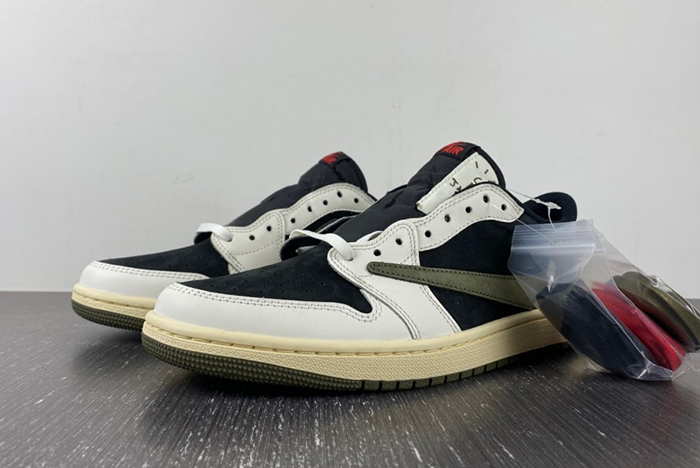 Travis Scott x Air Jordan 1 Low OG Olive DZ4137-106