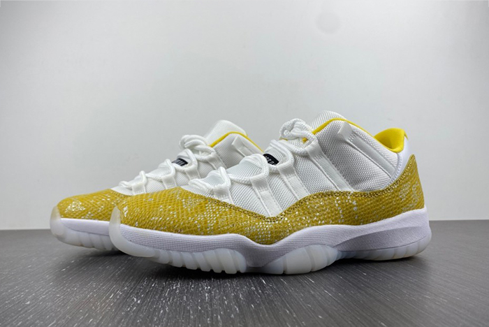 Air Jordan 11 Low WMNS “Yellow Snakeskin AH7860-107