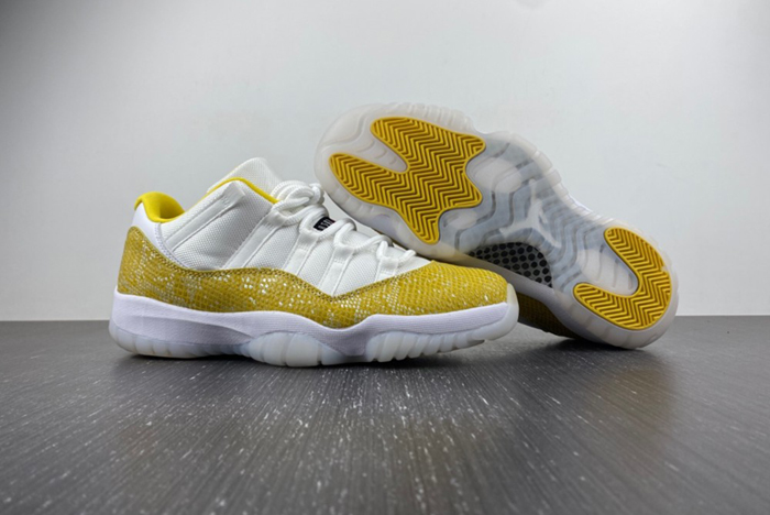 Air Jordan 11 Low WMNS “Yellow Snakeskin AH7860-107