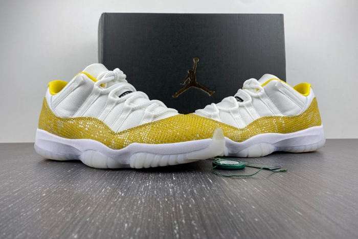 Air Jordan 11 Low WMNS “Yellow Snakeskin AH7860-107