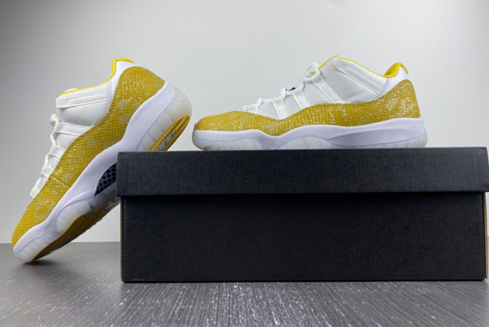Air Jordan 11 Low WMNS “Yellow Snakeskin AH7860-107