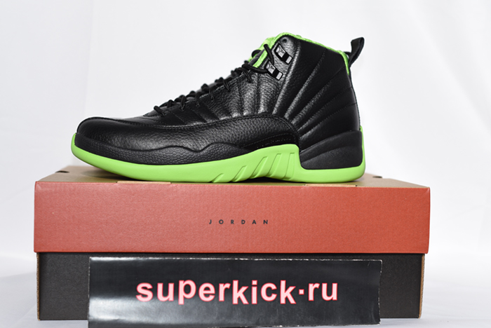 Air Jordan 12 Black and Green