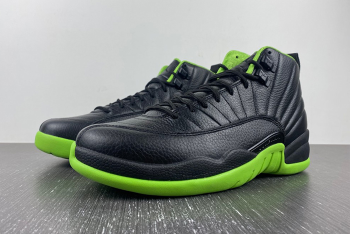 Air Jordan 12  Black and Green