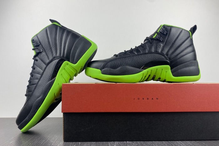 Air Jordan 12  Black and Green