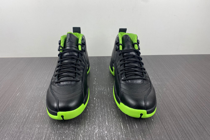 Air Jordan 12  Black and Green