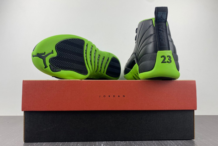 Air Jordan 12  Black and Green