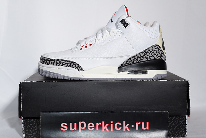 Air Jordan 3 White Cement Reimagined Shoes 2023 DN3707-100