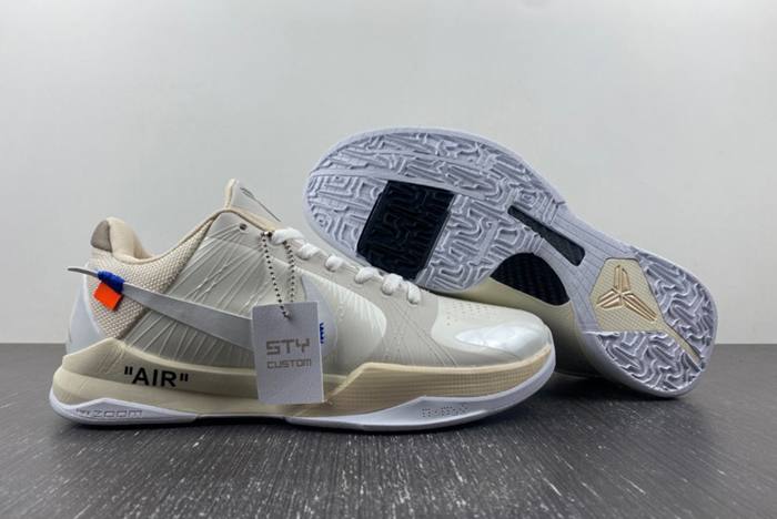 Latest 2023 Nike Kobe 5 Protro Undefeated Rice White DB4796-101