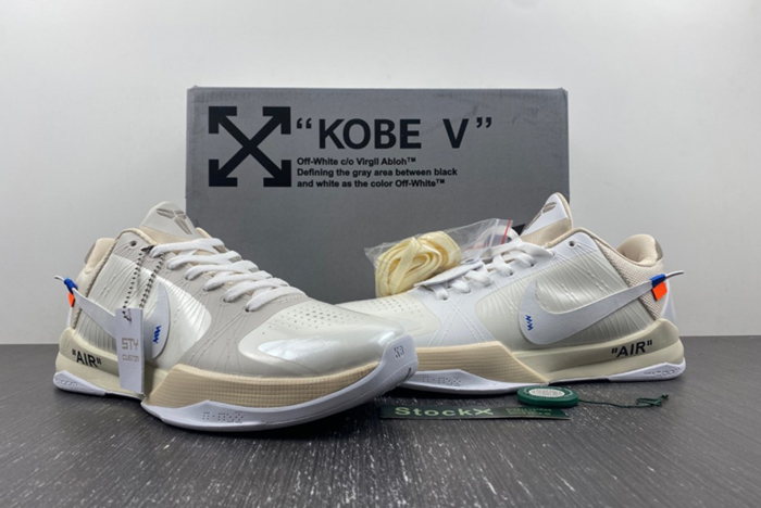 Latest 2023 Nike Kobe 5 Protro Undefeated Rice White DB4796-101