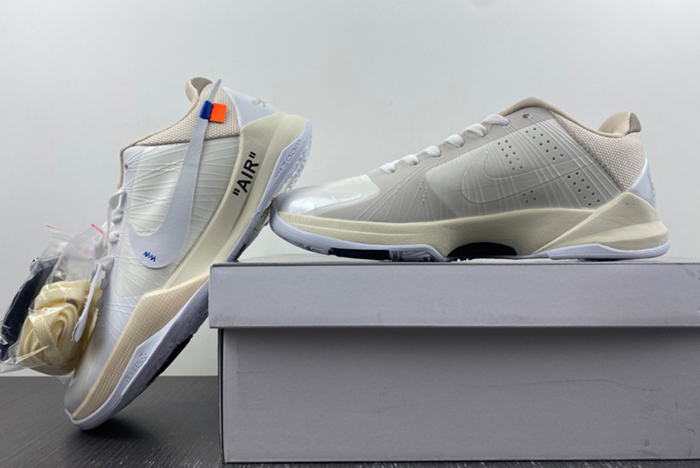 Latest 2023 Nike Kobe 5 Protro Undefeated Rice White DB4796-101
