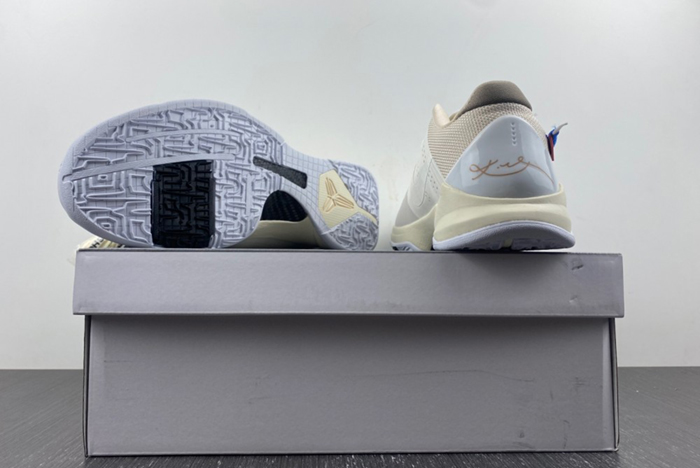 Latest 2023 Nike Kobe 5 Protro Undefeated Rice White DB4796-101