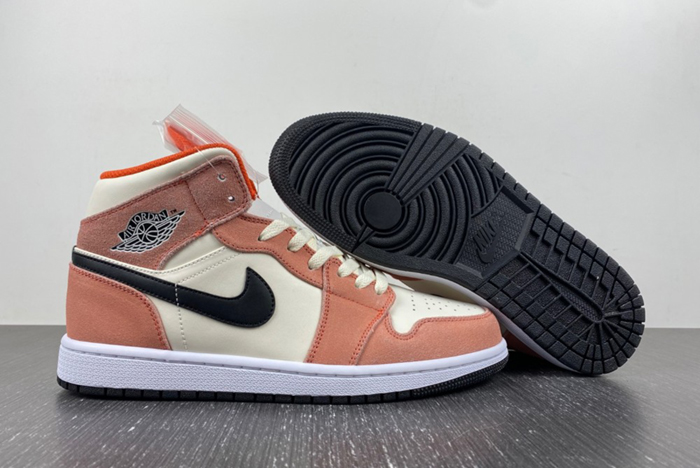 Air Jordan 1 Mid GS “Orange Suede DV1336-800