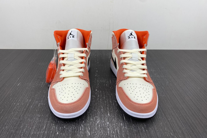 Air Jordan 1 Mid GS “Orange Suede DV1336-800