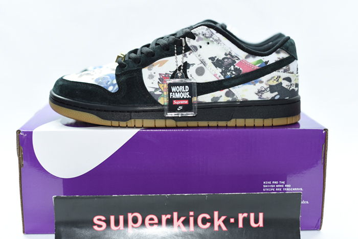 dunk sb S*p*e × nike dunk low “rammellzee” fd8778-001