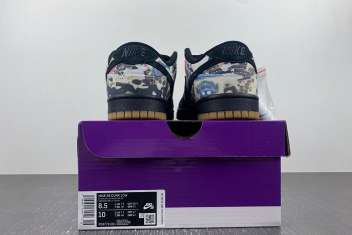 dunk sb S*p*e × nike dunk low “rammellzee” fd8778-001