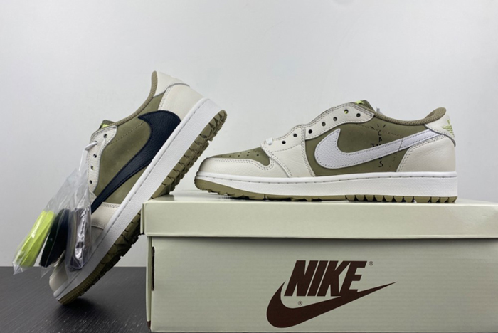 First Look at the Travis Scott x Air Jordan 1 Low Golf FZ3124-200