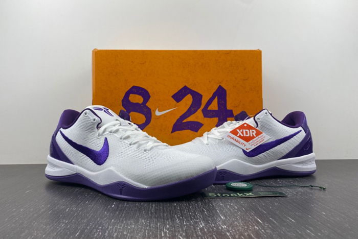 Nike Kobe 8 Protro “White Court Purple FQ3549-100