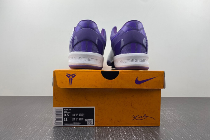 Nike Kobe 8 Protro “White Court Purple FQ3549-100