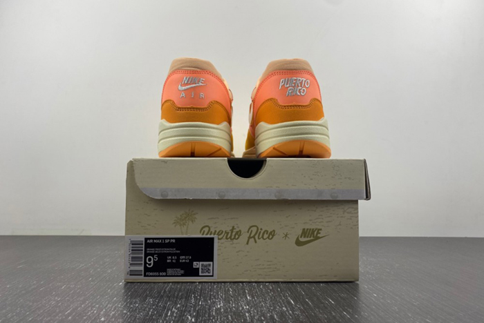 Nike Air Max 1 Puerto Rico “Orange Frost FD6955-800a