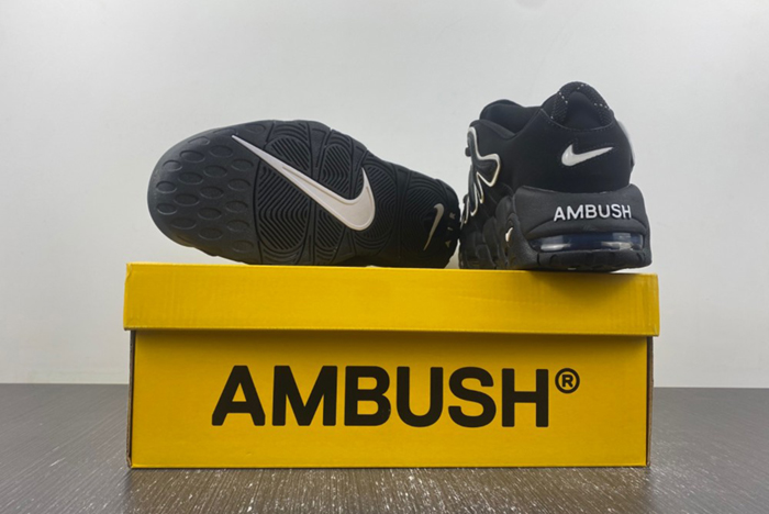AMBUSH x Nike Air More Uptempo Low “Black/White FB1299-001