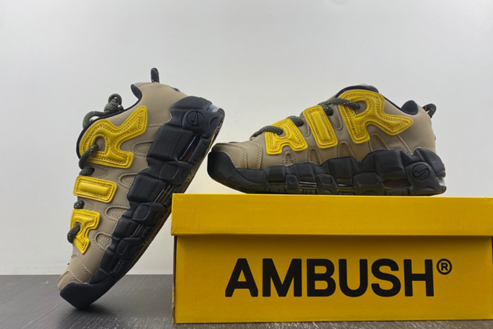 AMBUSH x Nike Air More Uptempo Low “Limestone FB1299-200