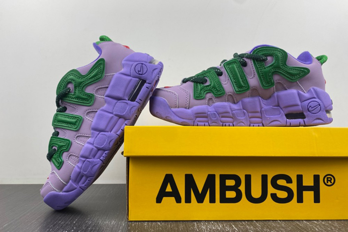 AMBUSH x Nike Air More Uptempo Low "Lilac" FB1299-500