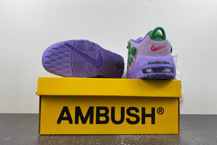 AMBUSH x Nike Air More Uptempo Low "Lilac" FB1299-500