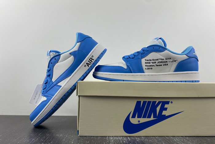 OFF-WHITE x Travis Scott x Air Jordan 1 OW  DM7866-180