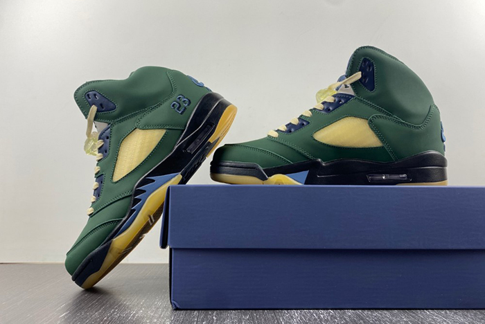 Air Jordan 5 "Navy Green  FZ5758-003