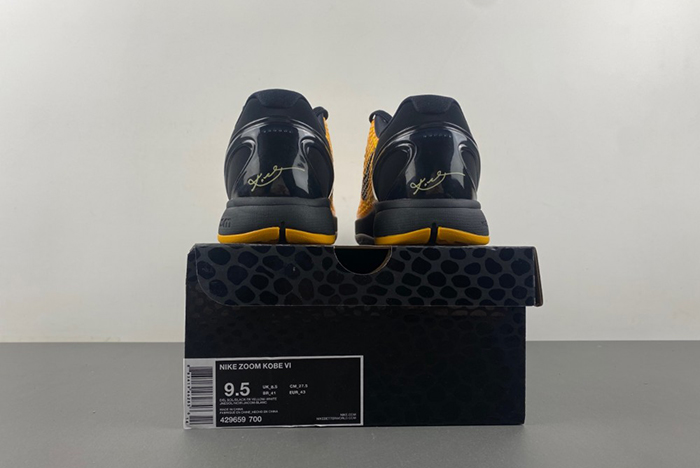 NIKE KOBE 6 PROTRO “LIGHTBULB” BLACK YELLOW 429659-700