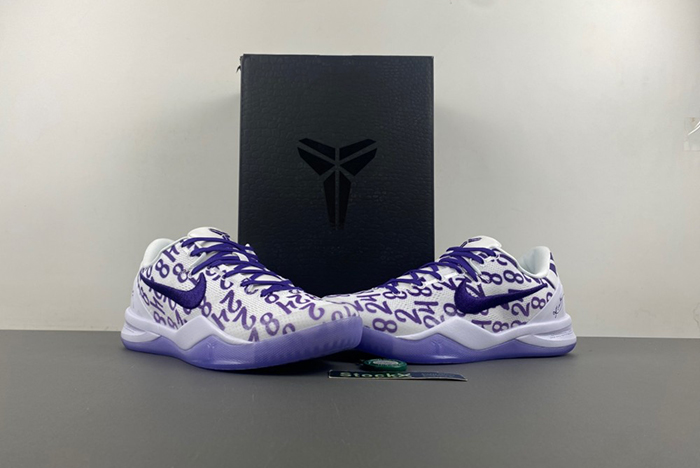 Nike Kobe 8 Protro “White Court Purple” FQ3549-100a