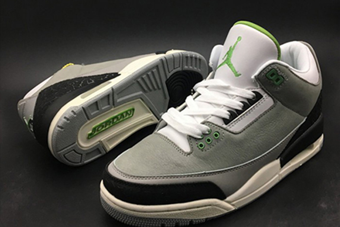 Air Jordan 3 Chlorophyll Tinker 136064-006