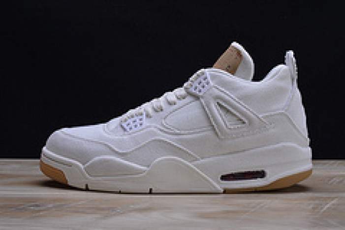 Levi''s x Air Jordan 4 ''White'' AO2571-100
